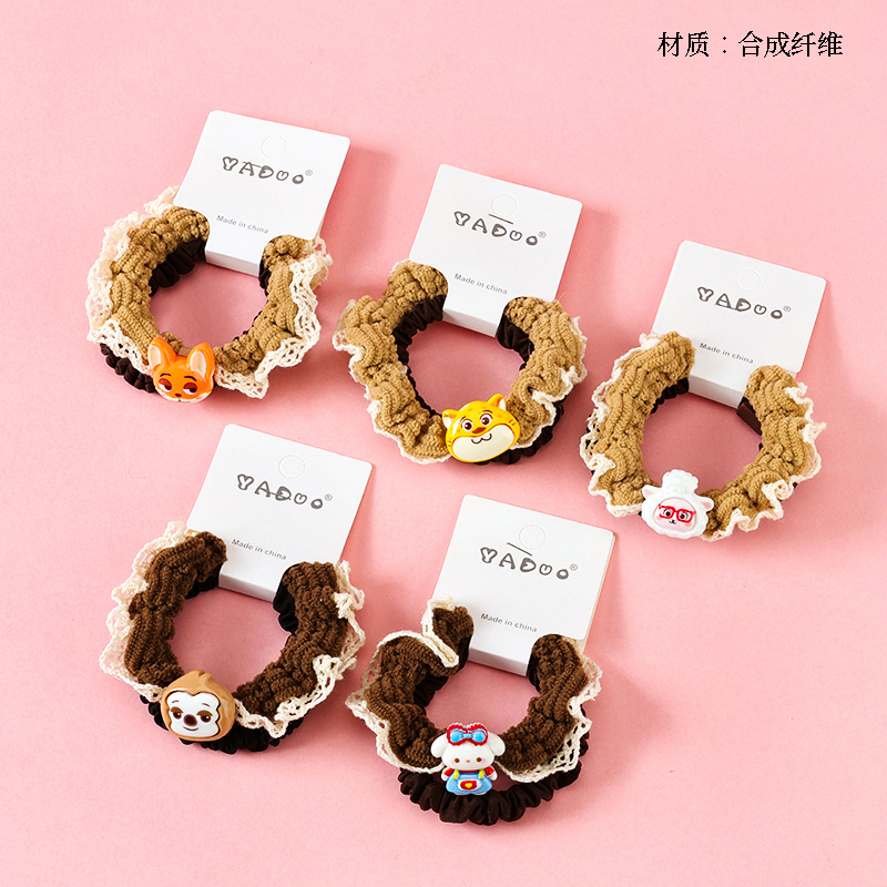 Boxed cartoon accessories lace rubber band combination (1 1)