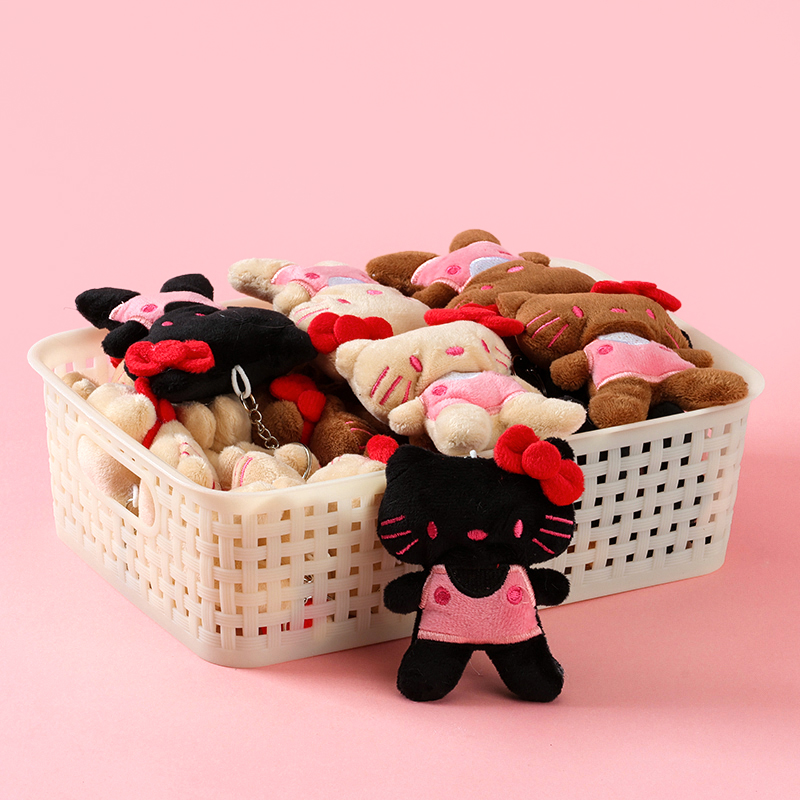 Basket Plush KT Cat Pendant