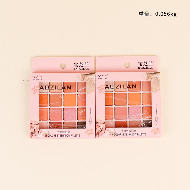 BZL-844 sixteen color eye shadow plate