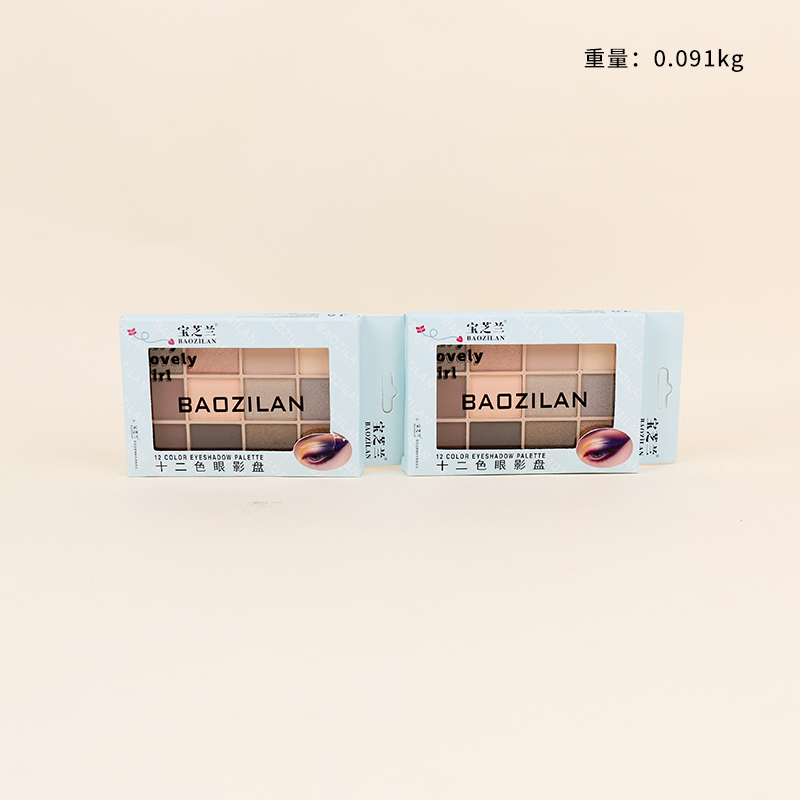 BZL-821 twelve color eye shadow plate