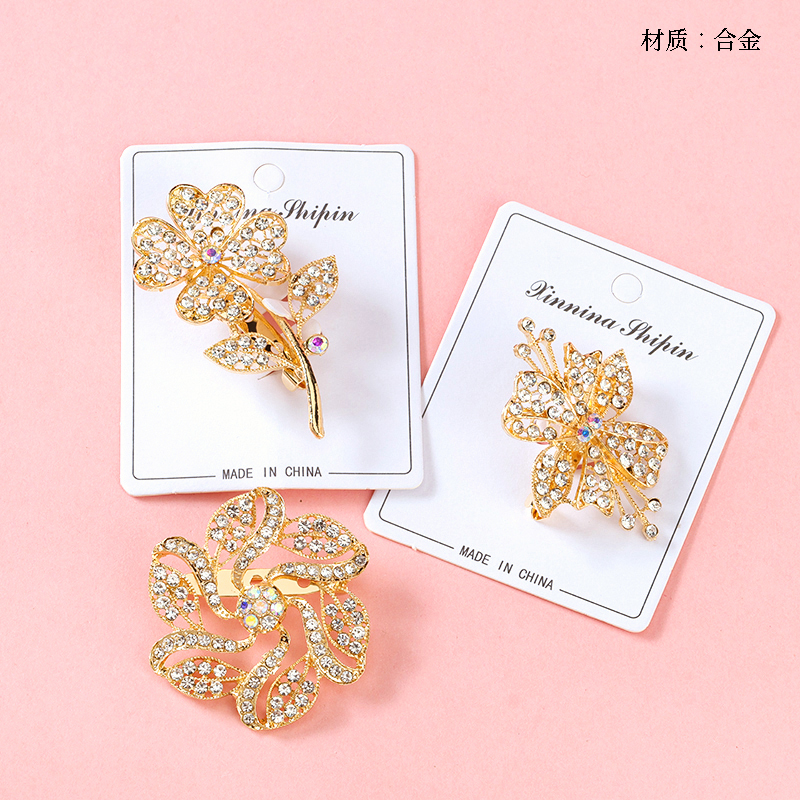 Boxed New Full Diamond Accessories Brooch