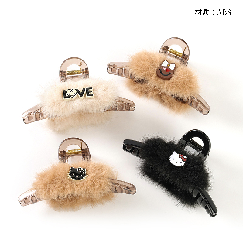 Boxed plush crystal accessories claw (11cm)