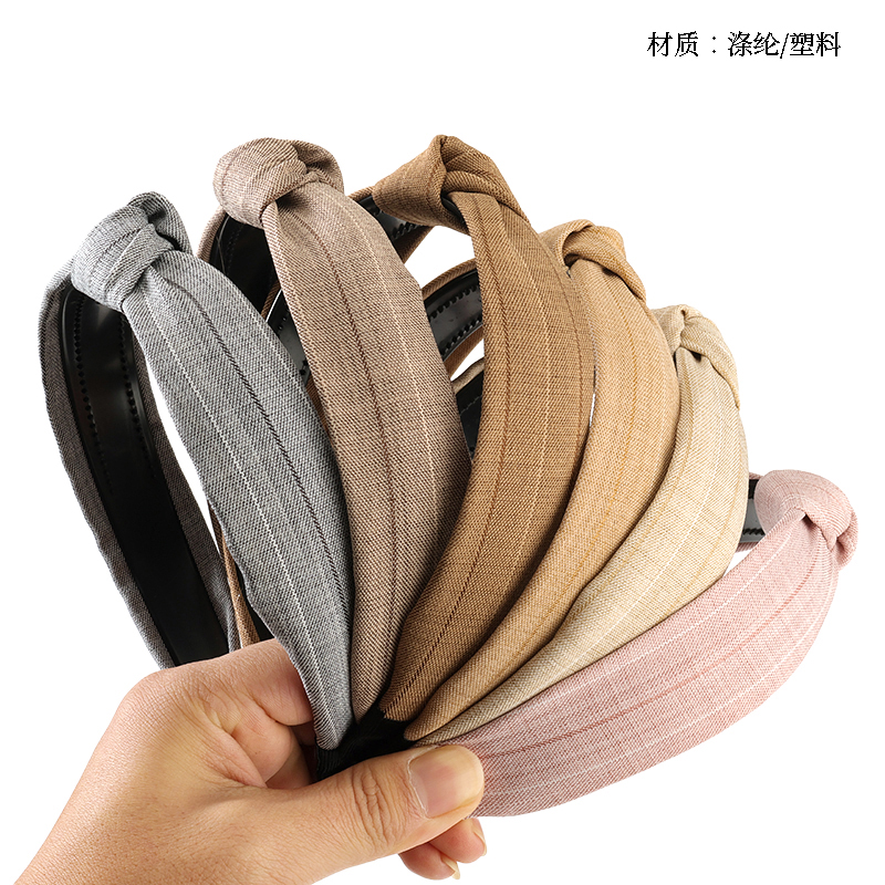 New cotton and linen knotted head buckle