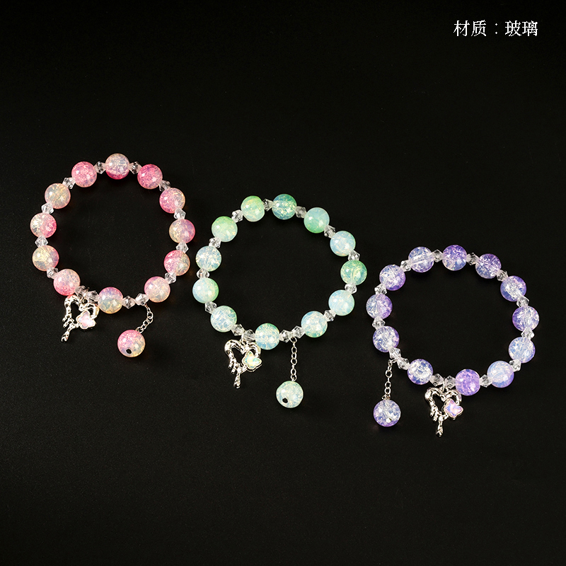 Ice Cracking Love Butterfly Bracelet