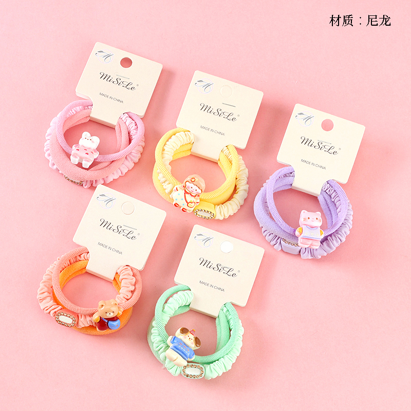 Color large cartoon point drill accessories combination rubber band (3)