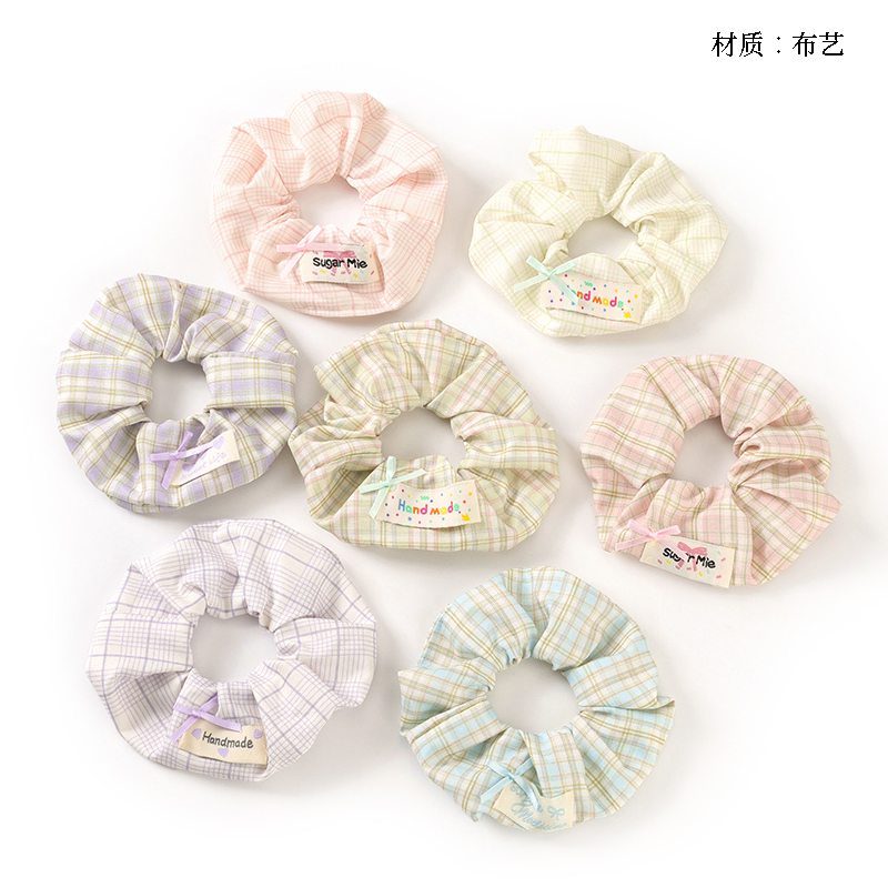 Colorful Labeling Bow Check Bowel Ring