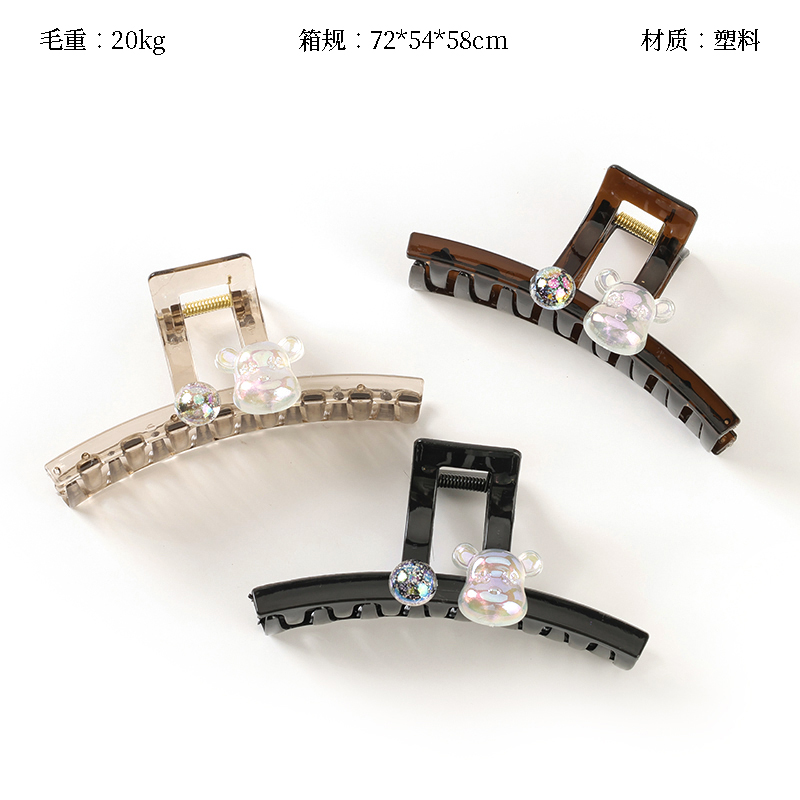 13cm rhinestone violent bear claw