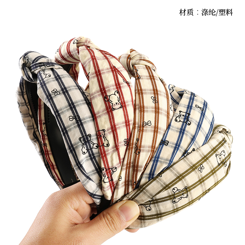 New printed knotted head buckle