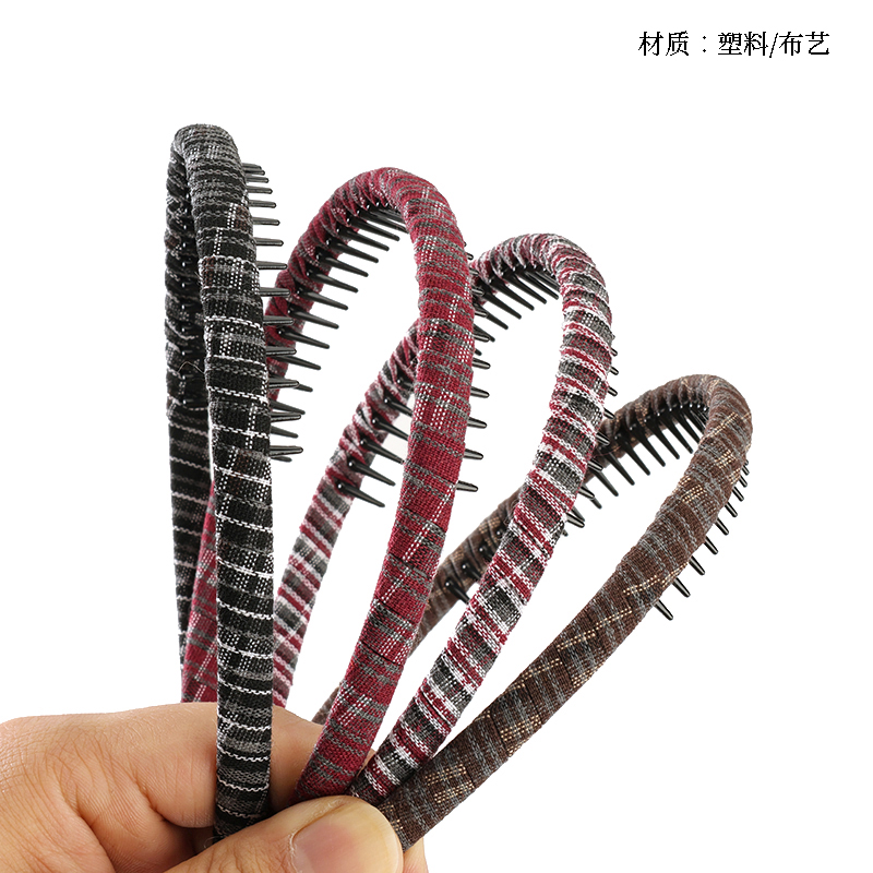 Retro Simple Winding Cloth Toothed Head Buckle