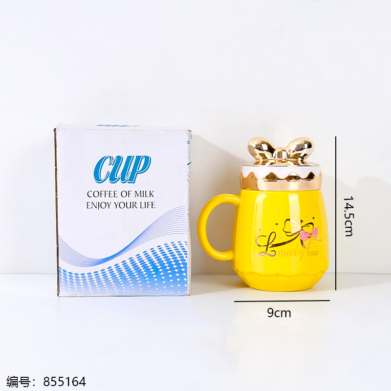 CH186 Butterfly Bow Ceramic Mug