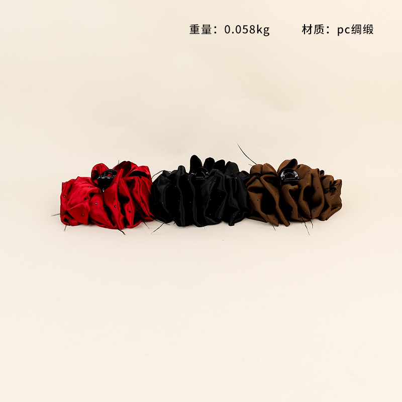 Wave Point Satin Bubble Elegant Clamp