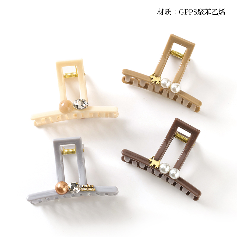 8cm double-sided pearl accessories middle claw