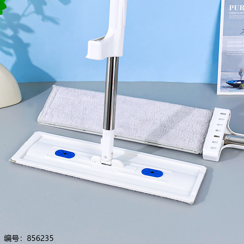 White Single Cloth Spin Mop
