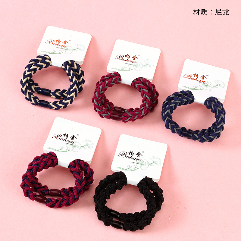 Boxed two-color coarse twist rubber bands