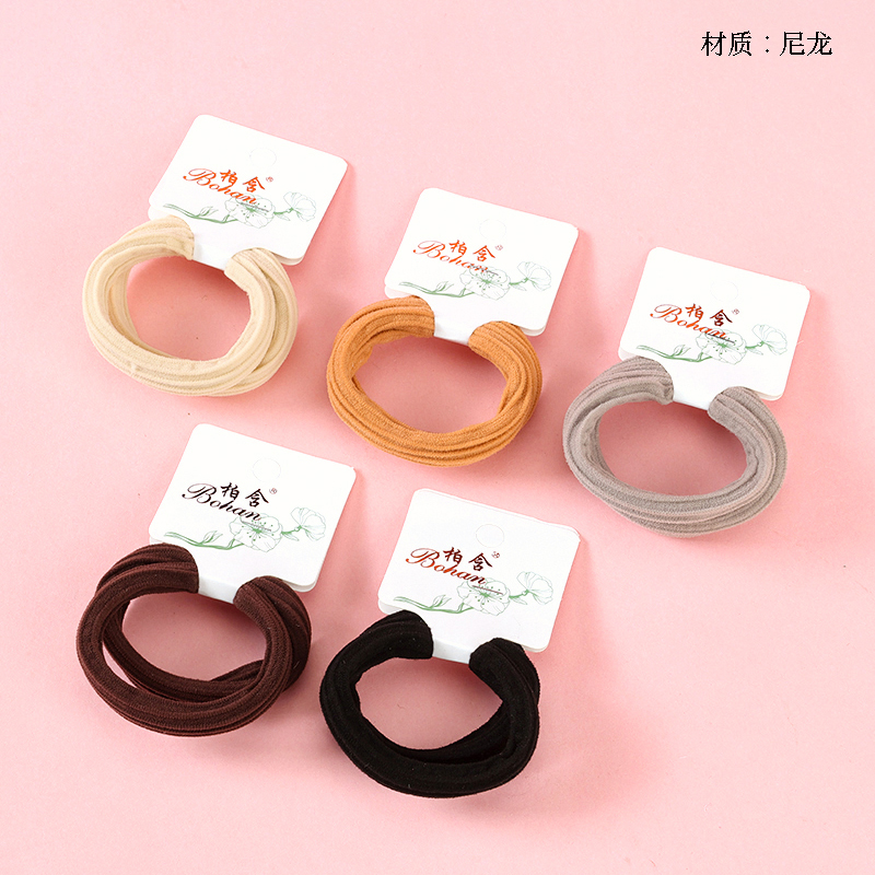 Boxed two colored seamless vertical rubber bands