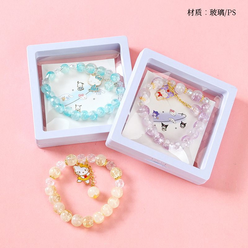 Square box drop oil Sanrio accessories bracelet random