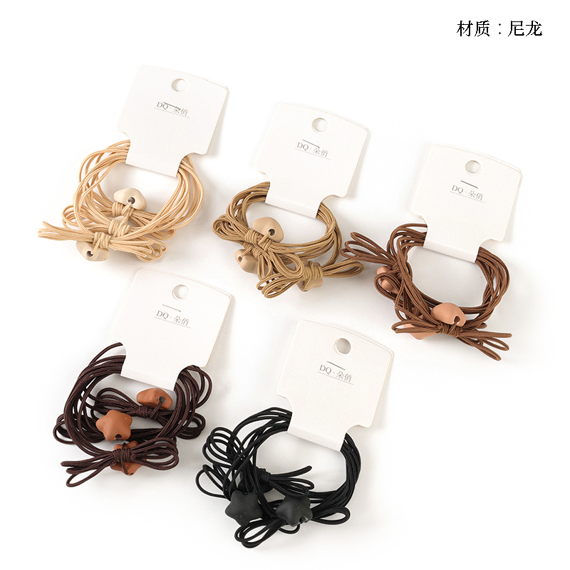 Three curry five-pointed star accessories strap rubber band