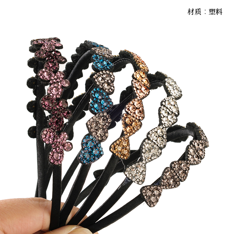 W198 color diamond accessories head buckle