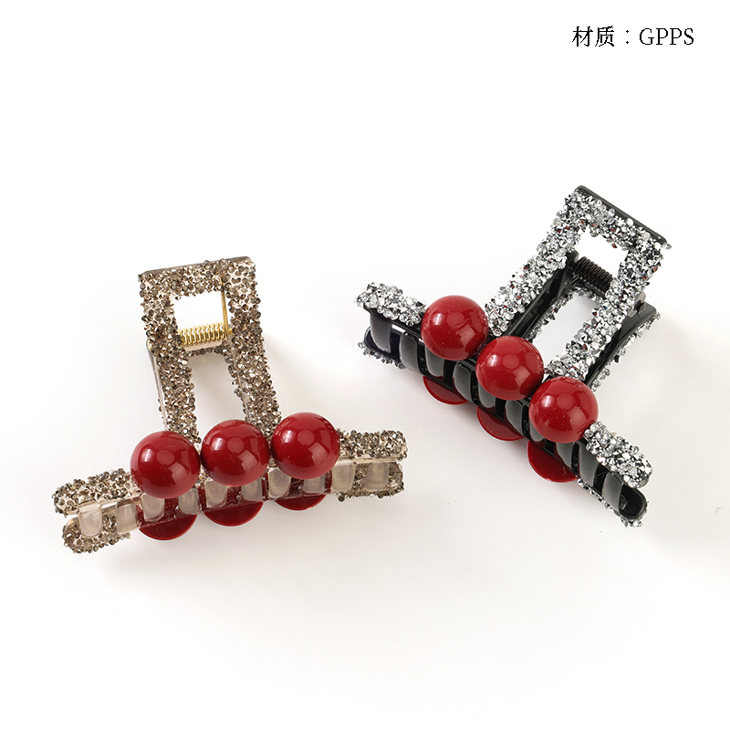 8cm red bead icing drill big claw