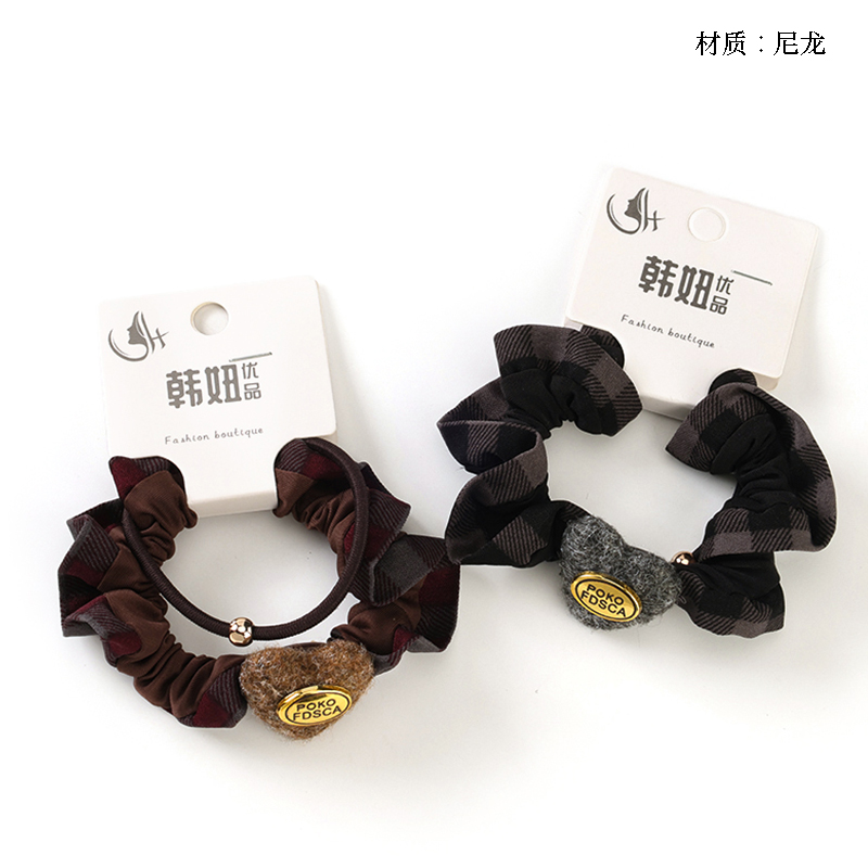 Gold standard love buckle accessories combination rubber band (1 1)