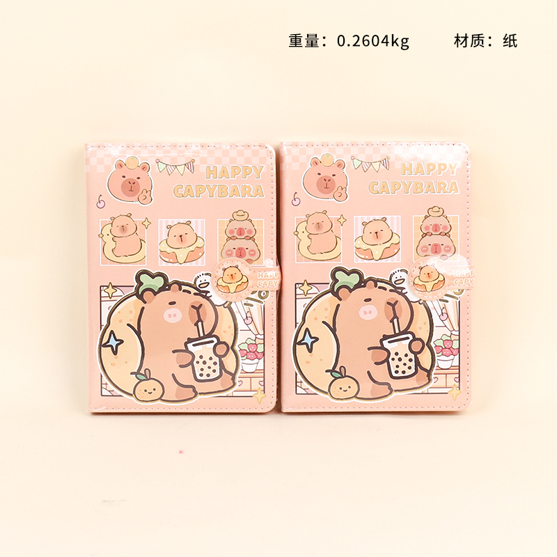 PUCK32-1552 Kapi Bazi PU Magnetic Button Notebook 32K