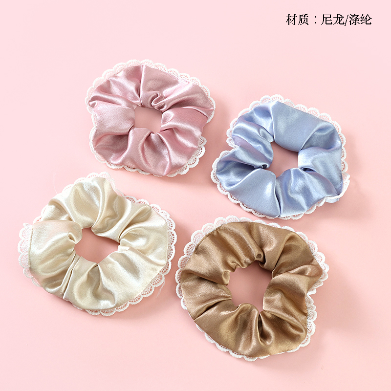 Boxed satin lace large intestine ring