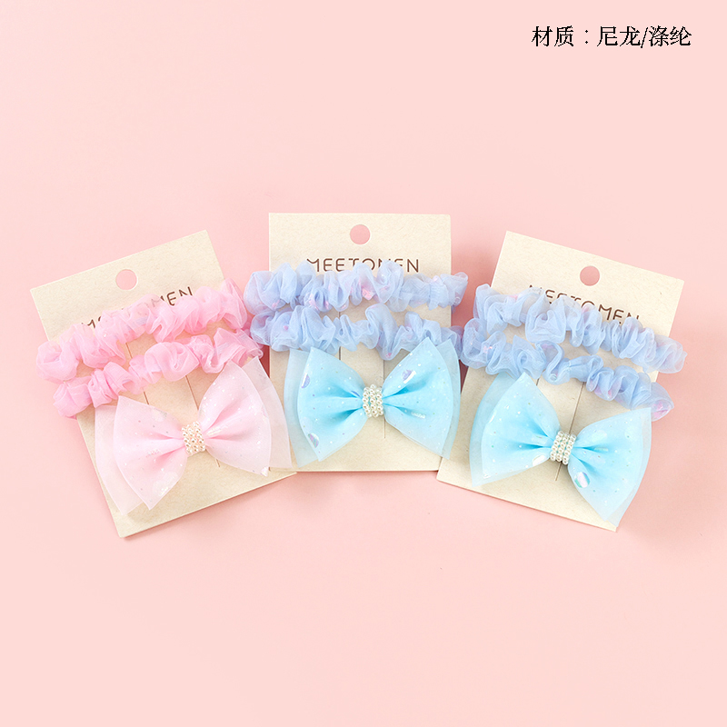 Boxed color gauze bow tie small intestine ring