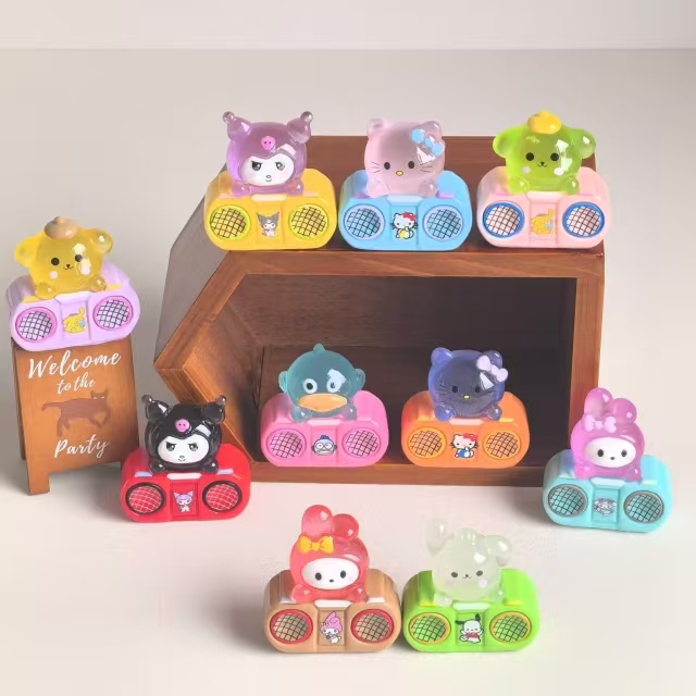 Acrylic Cartoon Audio Ornaments