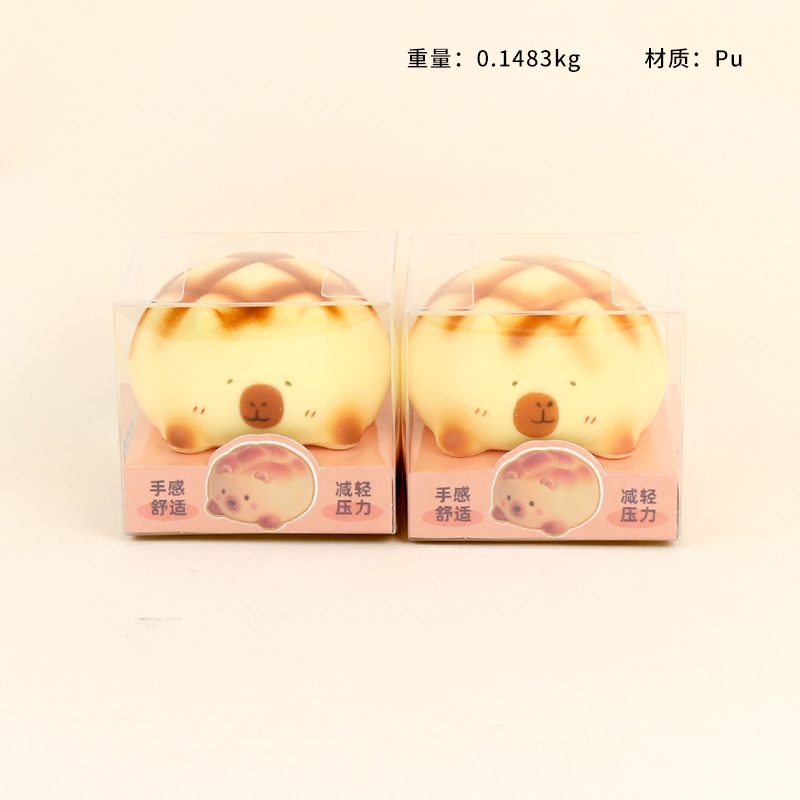 7368 bread pig decompression food play pinch music