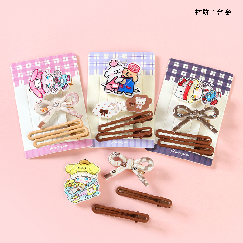 Boxed Acrylic Cartoon Accessories Duck Clip