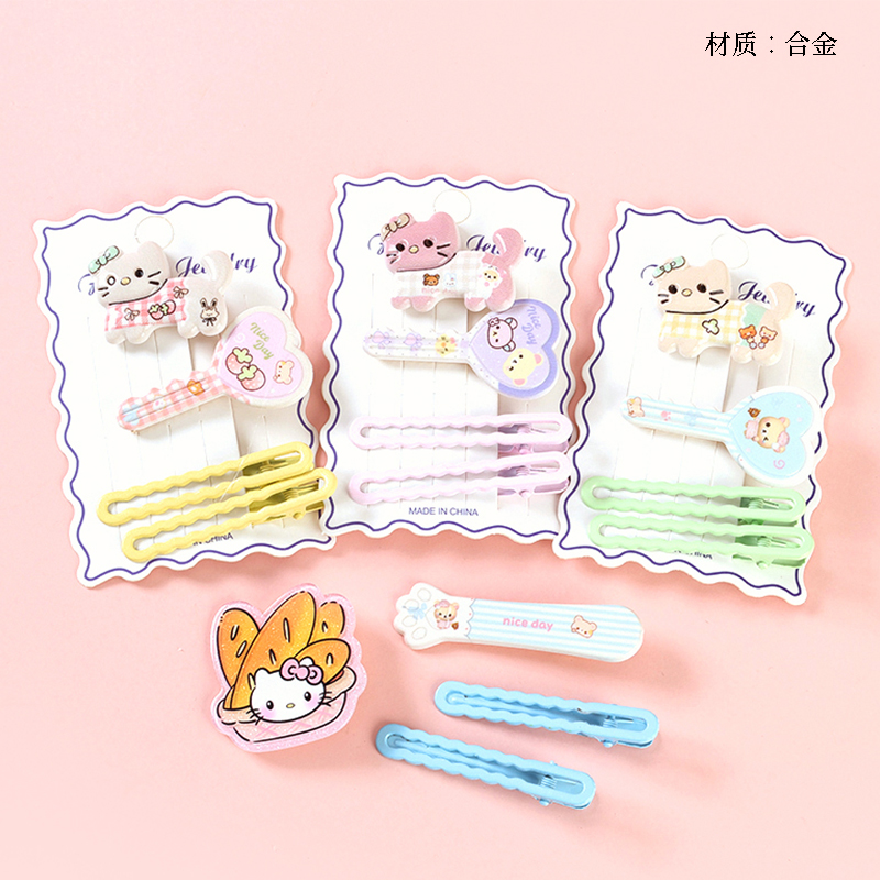 Boxed Acrylic Cartoon Trendy Language Accessories Duck Clip