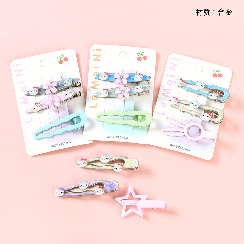 Boxed New Color Flower Accessories Duck Clip