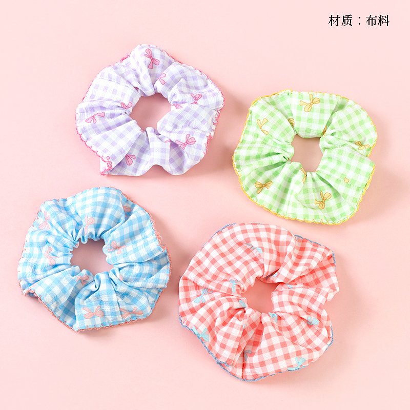 new bow plaid large intestine ring