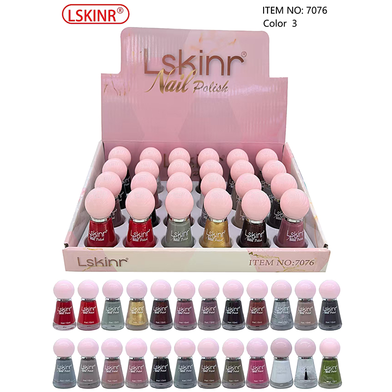 7076 powder cover color nail polish