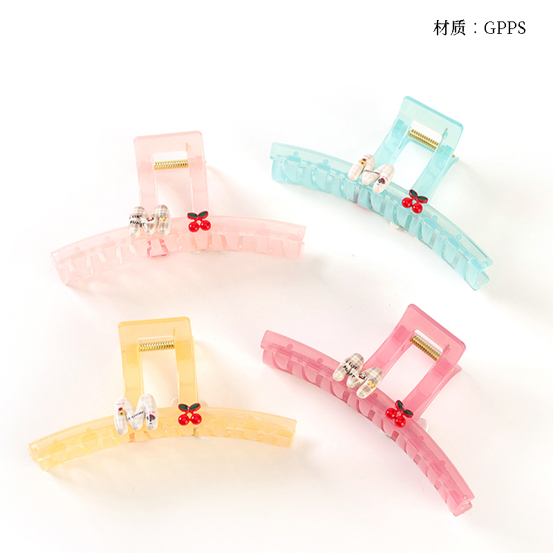 13cm Jelly Color Letter Cherry Accessories Large Claw