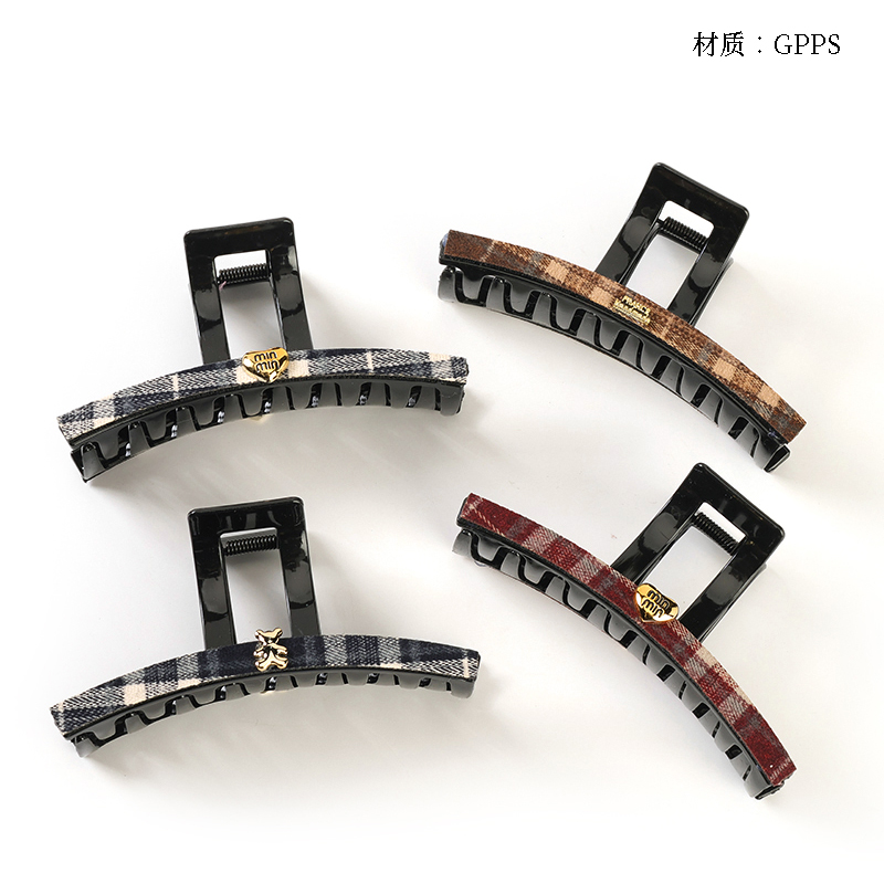 13cm double-sided plaid accessories large claw