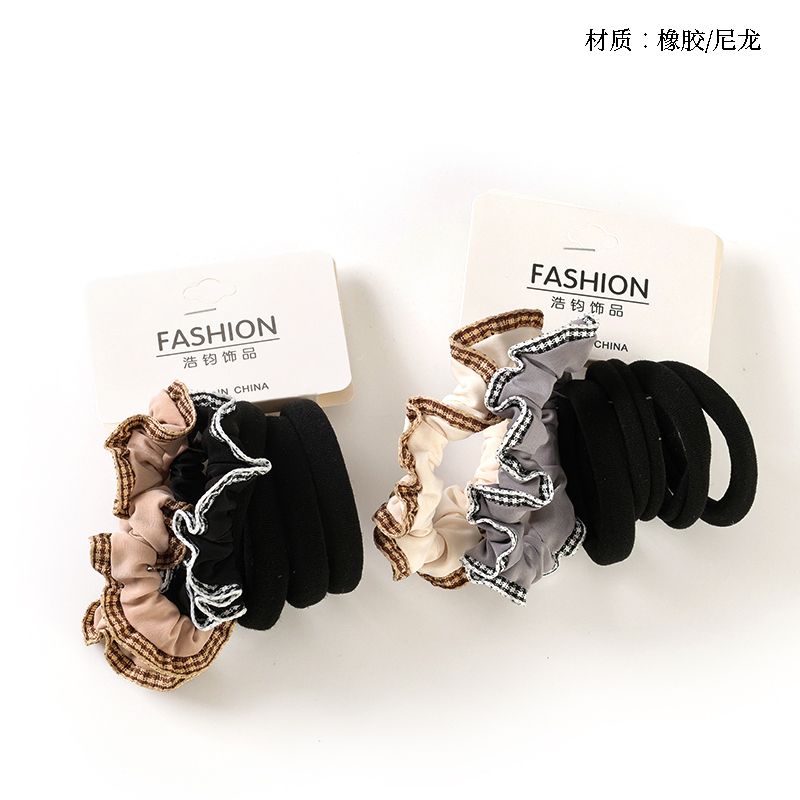 2 4 plaid lace elevator rubber band