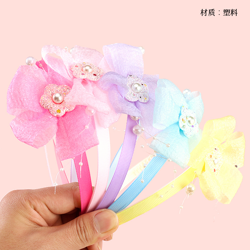 Colorful Five-petal Flower Pearl Head Buckle