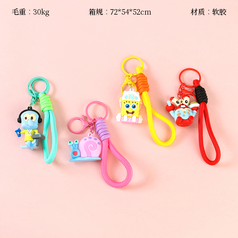 Interesting spongebob series pendant (round rope)