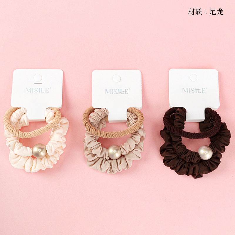 Boxed pearl accessories combination rubber band (3)