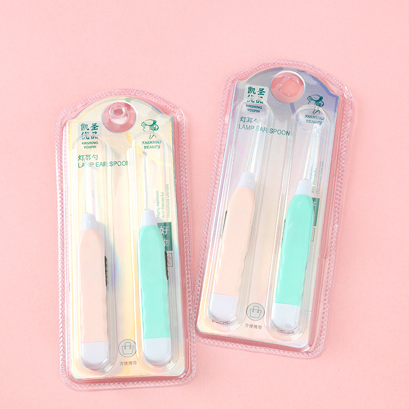 K-180 suction card 2 with lamp ear spoon random