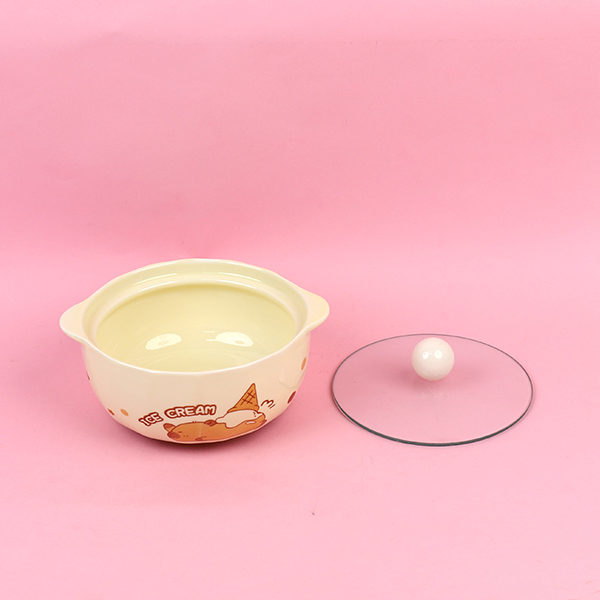 7 inch ice cream bear instant noodle bowl (178mm) - Image 3