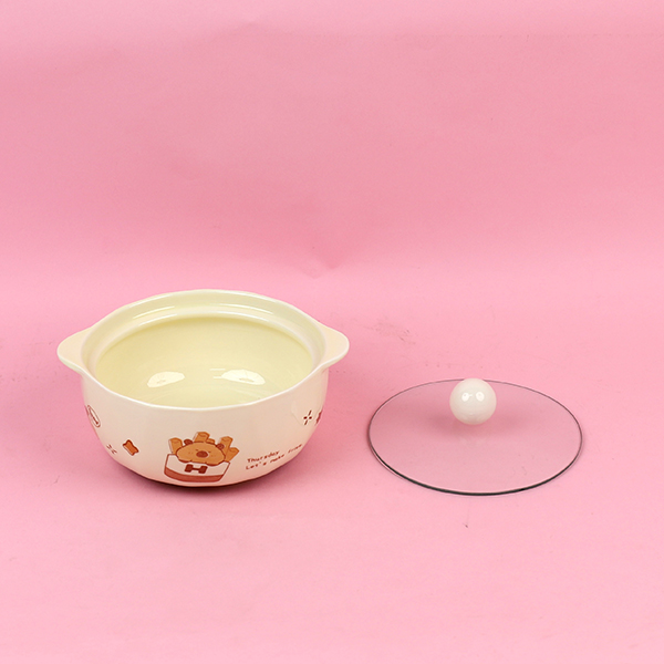 7 inch French fries bear instant noodle bowl (178mm) - Image 3