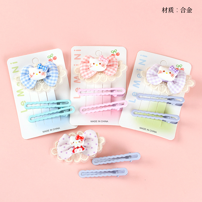 boxed lace bow tie cartoon accessories duck clip