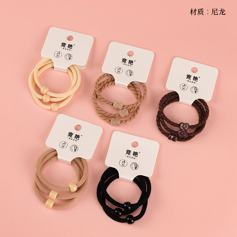 Boxed three matte accessories twill rubber band