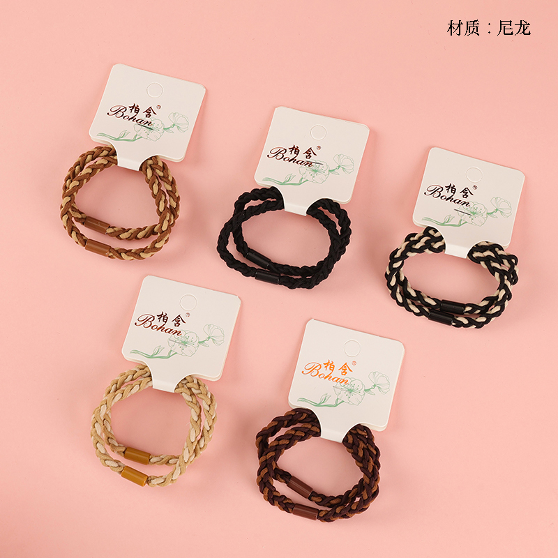 Boxed Two Twist Braid Double Color Rubber Tendons