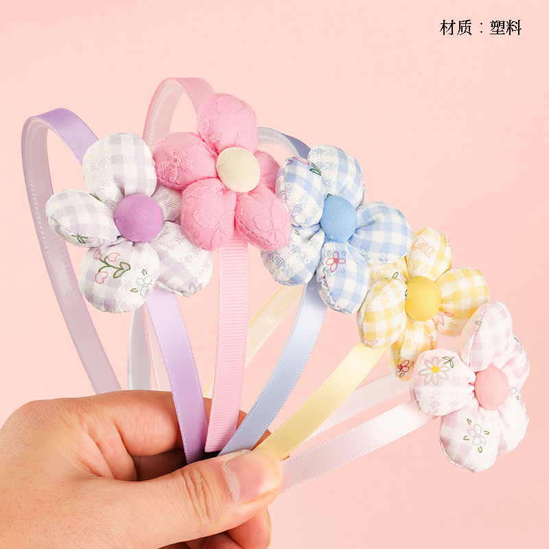 Boxed Color Five-petal Flower Head Buckle