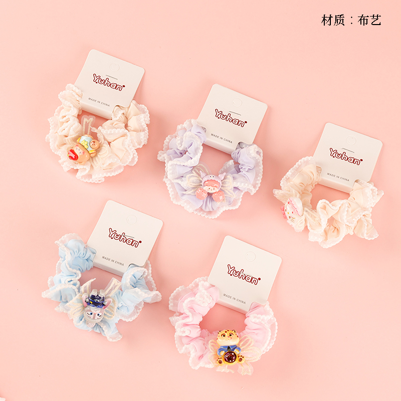 Boxed two colored lace small intestine ring