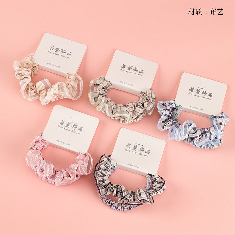 New Plaid Lace Small Intestine Ring (1 1)