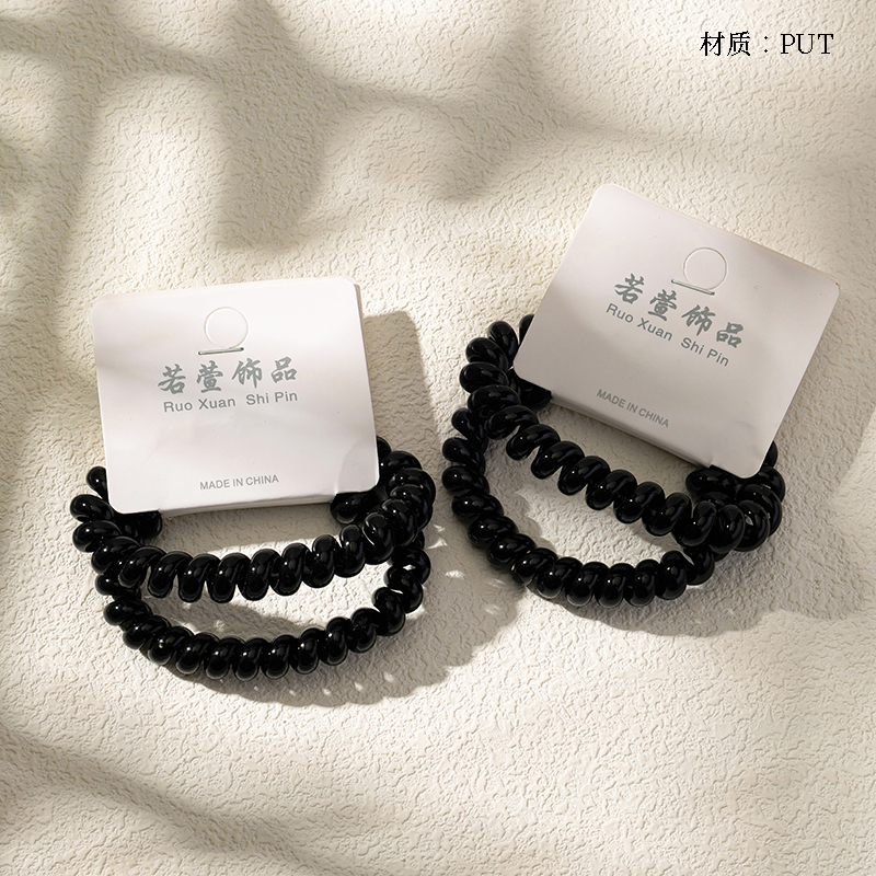 Two black phone lines